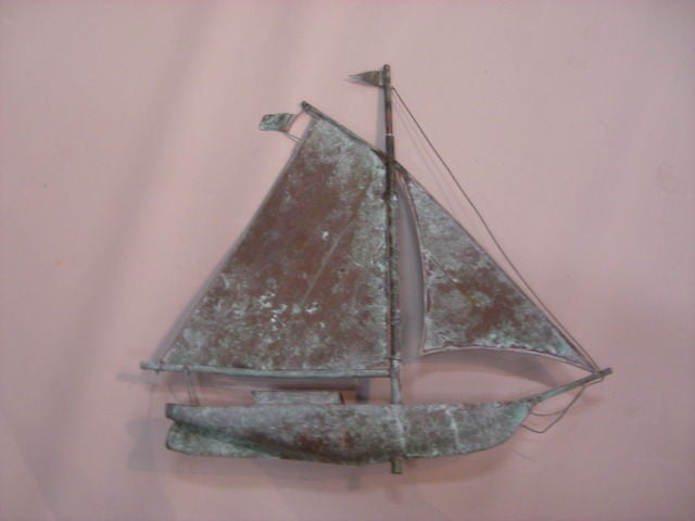 19th Century Sailing Ship Weathervane