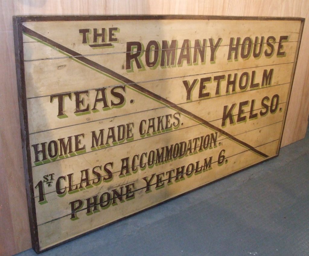 Scottish Painted Trade Sign In Excellent Condition In Greenwich, CT
