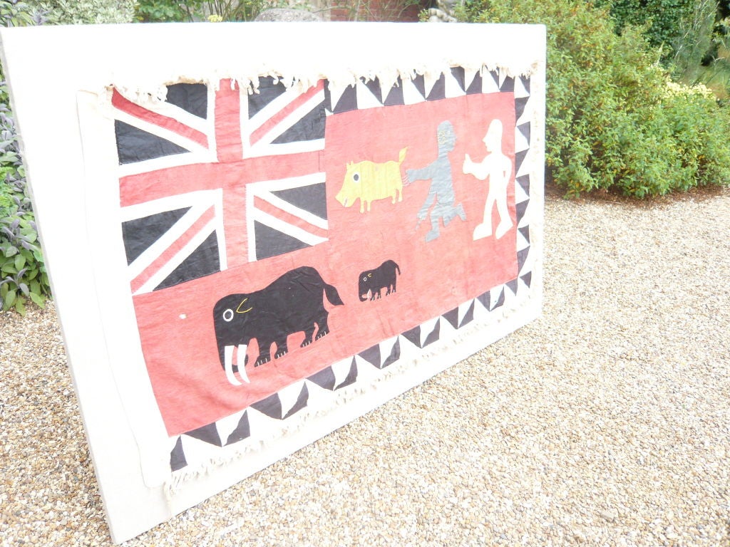 African Colonial Asafo Battle Flag