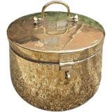 Used A 19th century English Brass Lidded Kettle