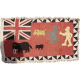 Antique African Colonial Asafo Battle Flag
