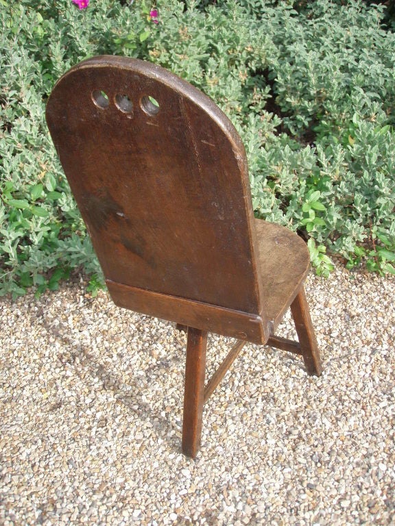 18th Century and Earlier Rare Welsh Cricket Chair