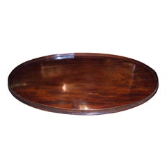 Very Fine George III Mahogany Tray