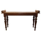 English 19th c. Country House Hall Bench