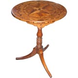 Inlaid Tilt-Top Table