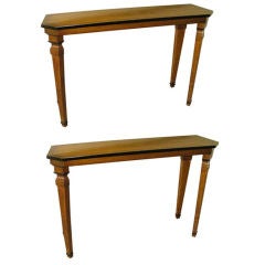 Pair Custom Consoles in the Neoclassical Manner 7