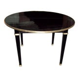8 ft lacquered dining table with bronze mounts