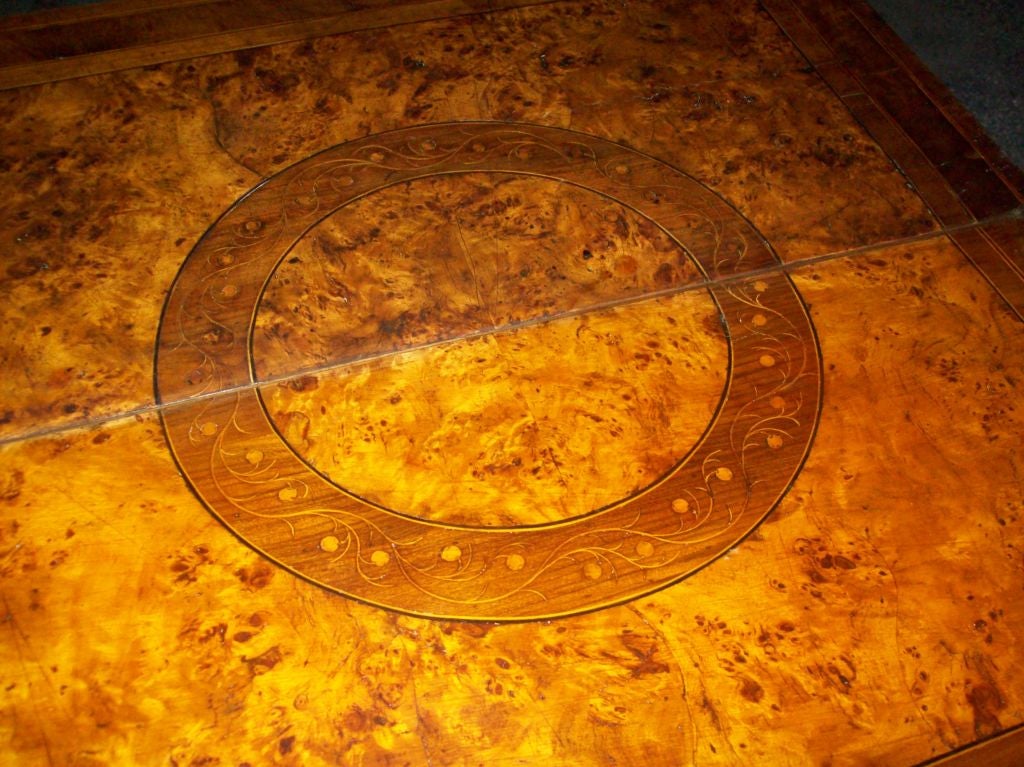 18th Century and Earlier Spectacular 18th cent Inlaid Neoclassical Gaming Table