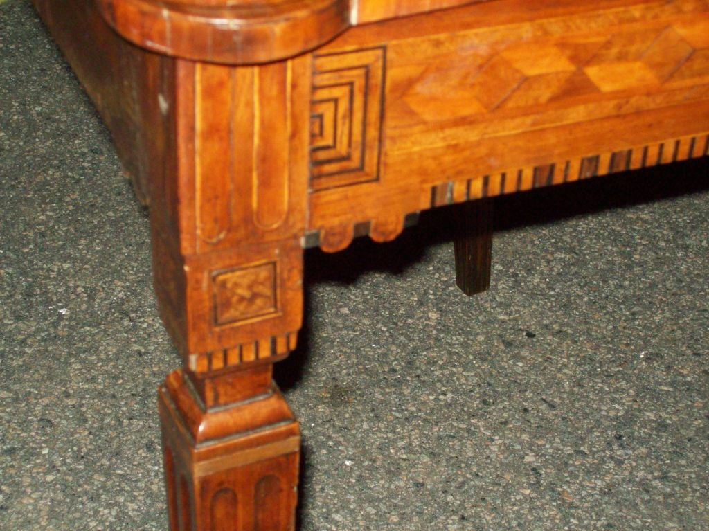 Spectacular 18th cent Inlaid Neoclassical Gaming Table 1