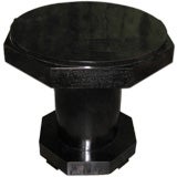Octagonal Ebonized Table