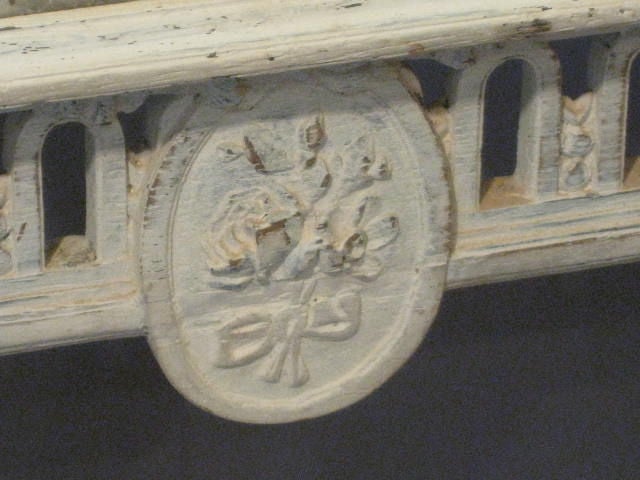 Louis XVI-Style, White-Washed Marble-top Console