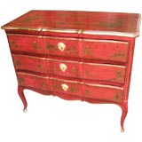 Lacquered Chinoiserie Commode