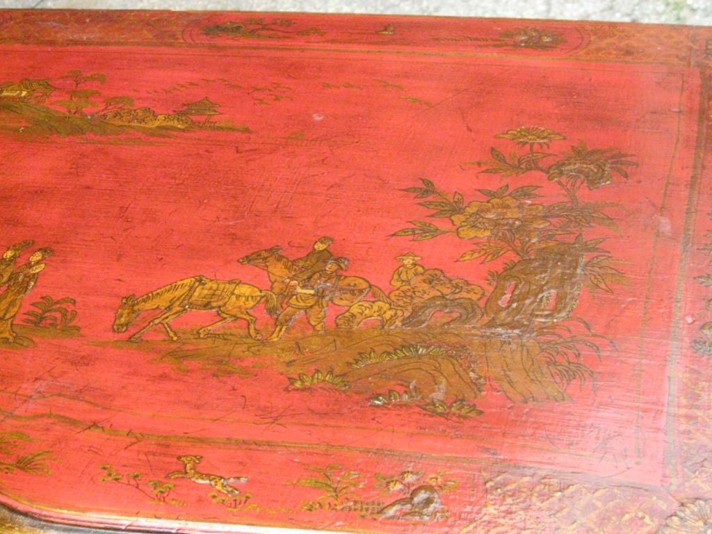 Lacquered Chinoiserie Commode