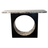 Hollow Circle Console by Joseph Heidecker