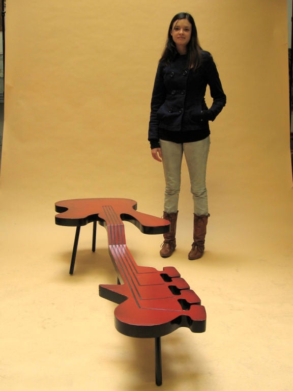 guitar shaped table