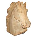 Heroic Garden Cement Horse Head