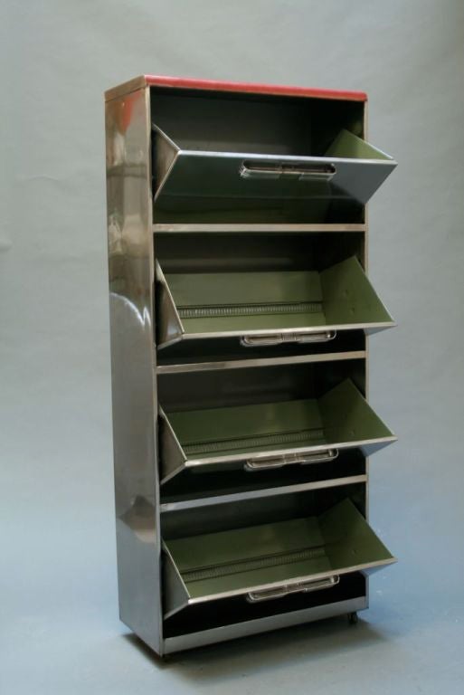 American Art Deco Lateral File Cabinet