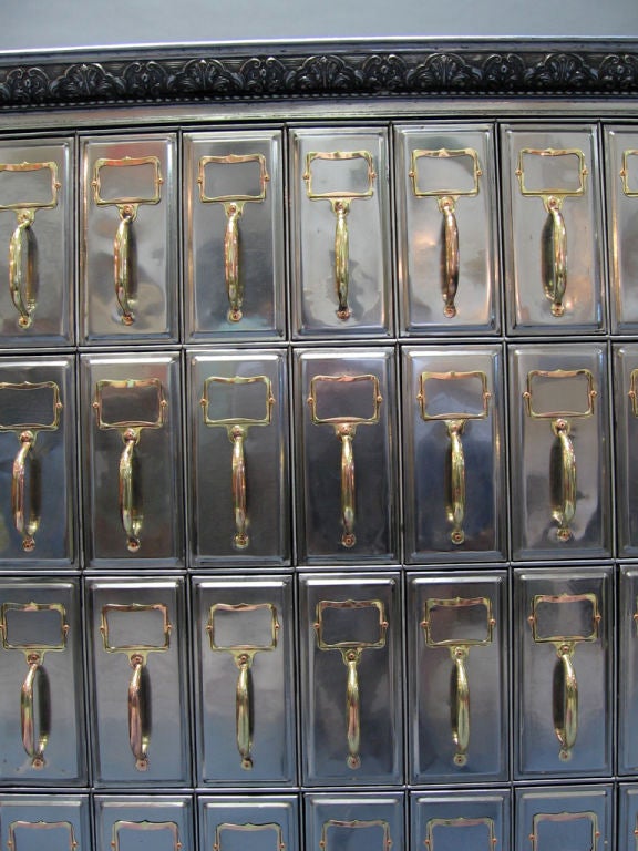 1920's Art Metal Co. File Wall