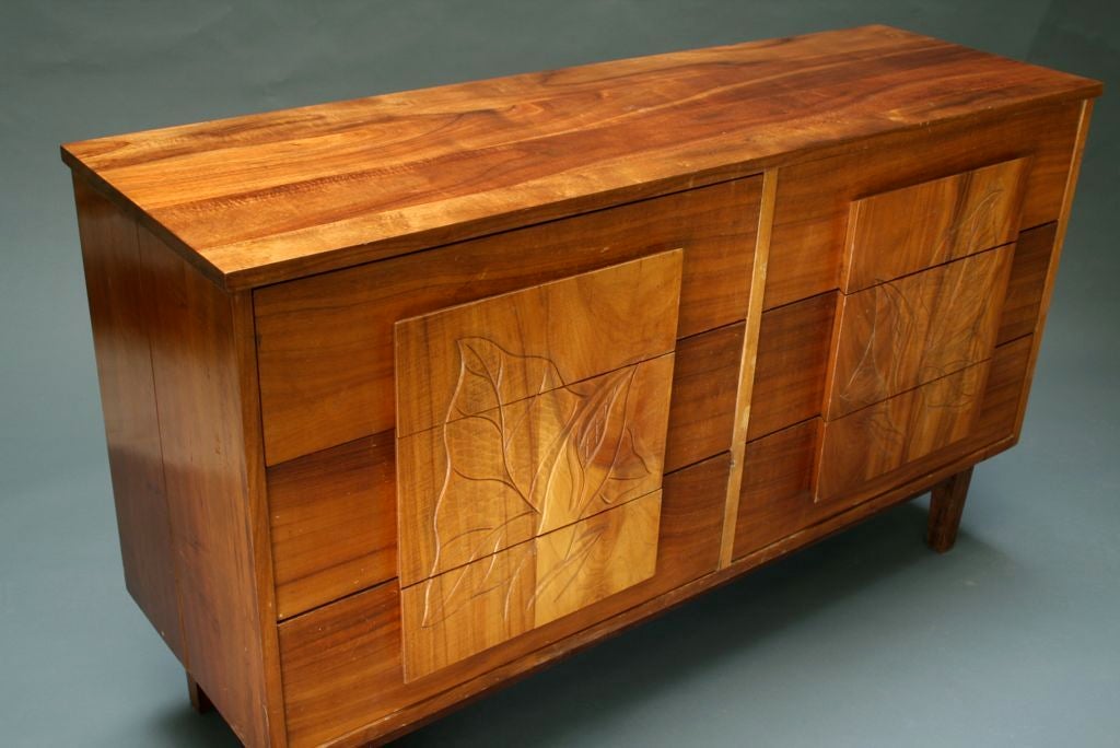 koa wood dresser