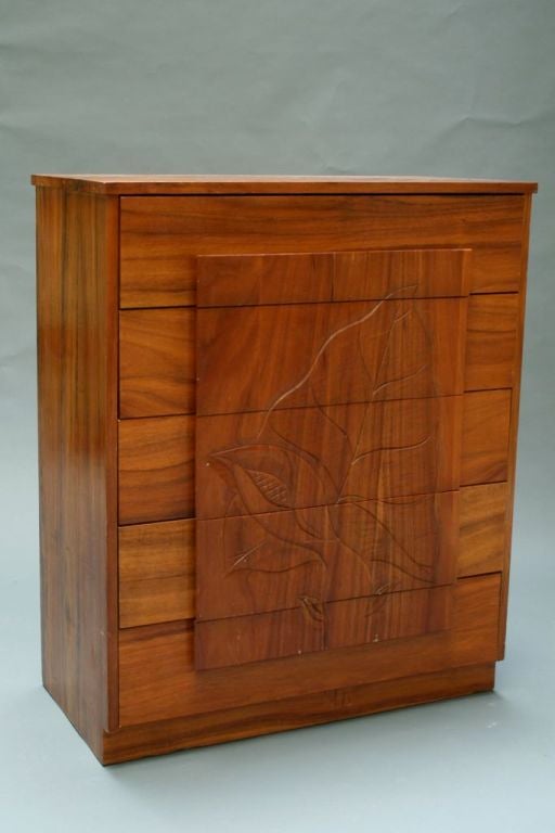Mid-20th Century Beautiful Solid Koa Wood Hawaiian Dresser Set
