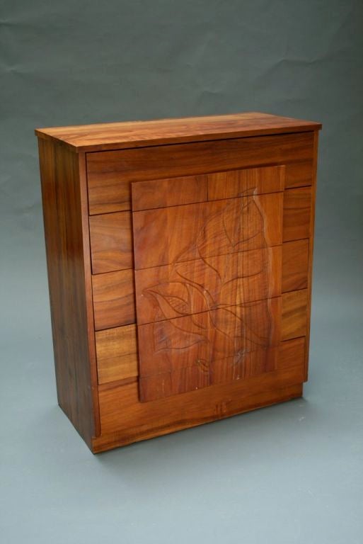American Beautiful Solid Koa Wood Hawaiian Dresser Set