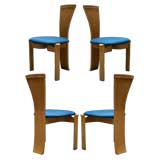 Four Chairs With Quirky Line
