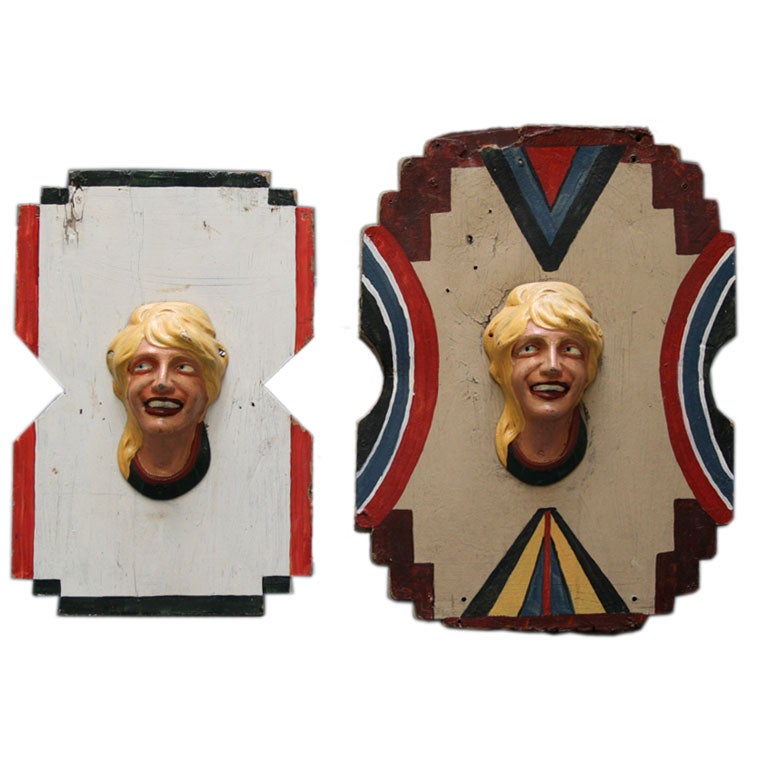 Pair of Carousel Back Plates
