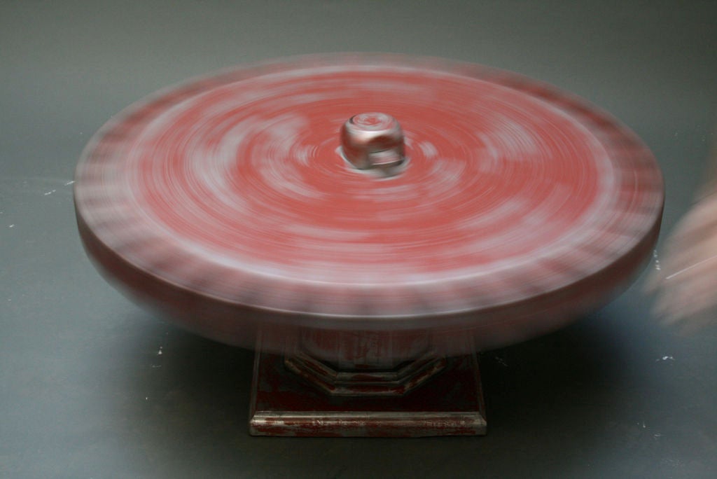 Late 20th Century Large Cog Gear Mold Coffee Table