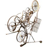 Found Object Kenetic Sculpture (in the style of Jean Tinguely)