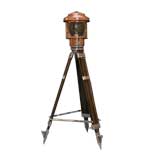 Vintage Copper Industrial Floor Lamp
