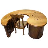 Mindblowin' Hippie Craftsman Desk and Chair