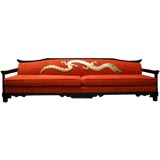 Fine Chinoiserie Dragon Sofa