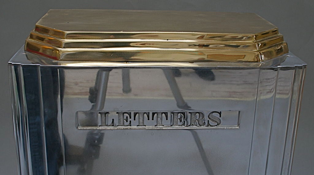 art deco letterbox