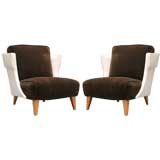 Pair Lounge Chairs by Paul Frankl