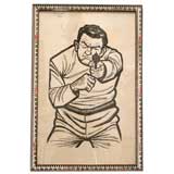 Vintage Thug Pistol Target