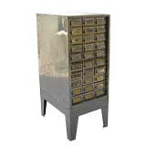Vintage 30 Drawer Office File Cabinet