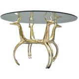 Cast Brass Beast Occasional Table