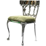 Decorative Cast Aluminum Side Chair
