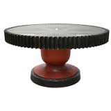 Industrial Round "Cog" Table