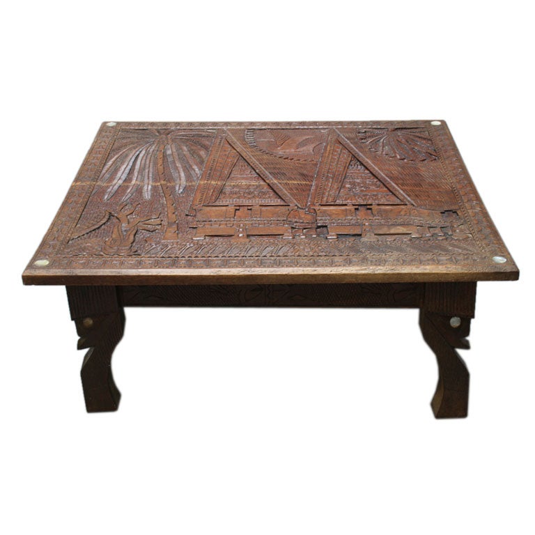 Storyboard Table from Polynesian Island of Palau