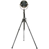 Small Nautical Spotlight on Tripod