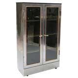 Antique Exceptional Steel Cabinet