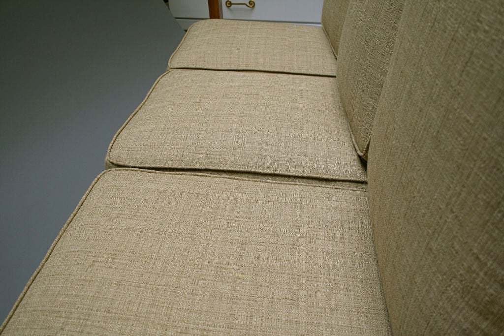 Fabric Solid Koa Wood Sofa from Hawaiian Islands