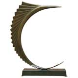 Vintage Modernist Sailfish Sculpture