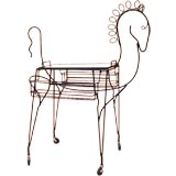 Retro Fredrick Weinberg Horse Shaped Drink Trolly