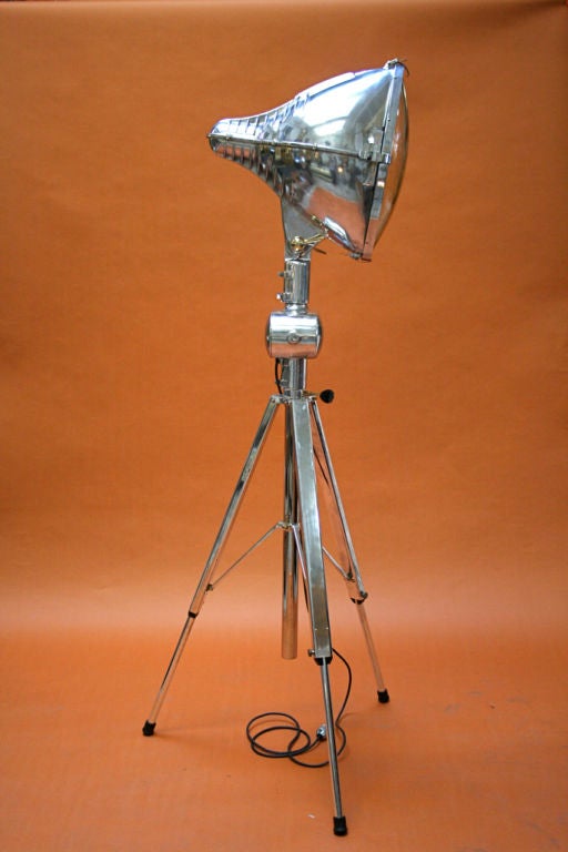 Unusually shaped spotlight from Revere Brass and Copper (some lens' actually say 