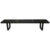 George Nelson Black Slat Bench