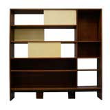 Early, Rare Milo Baughman Room Divider/Bookcase