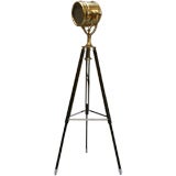 Small Nautical Spotlight on Tripod