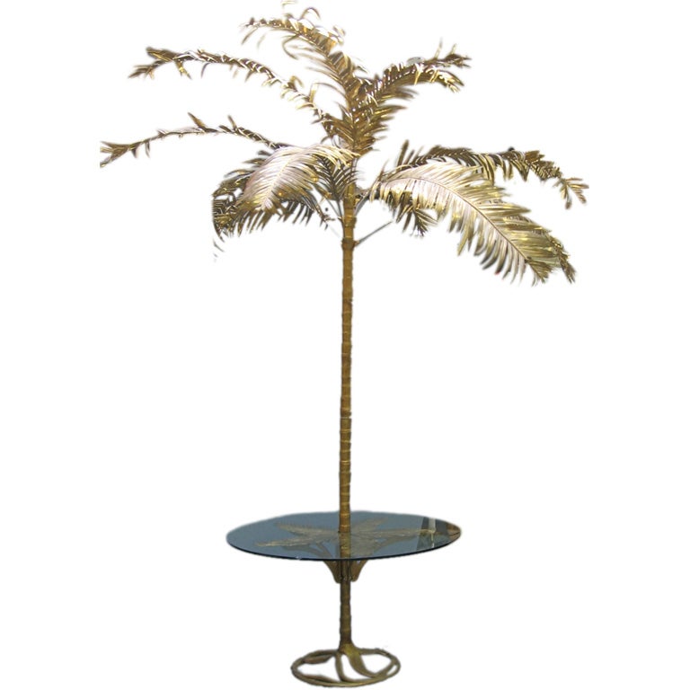 Arthur Court Palm Tree Table at 1stDibs